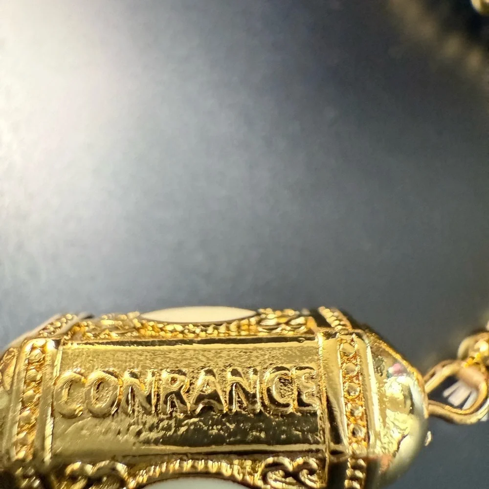 Lucky Eye Turkish White Enamel Courage Bracelet
